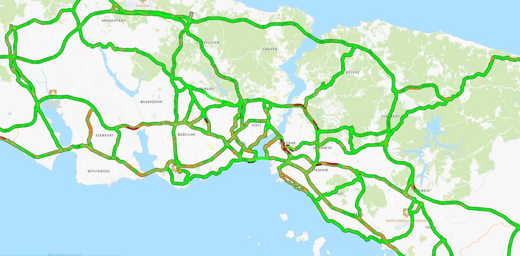 İstanbul böyle güzel Bayram tatili sonrası sakin pazartesi 7